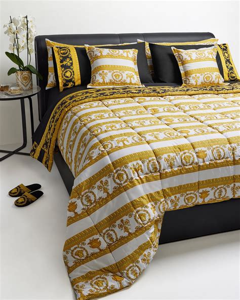 set letto versace|Set letto Full/Queen I ♡ Baroque Nero,Stampa .